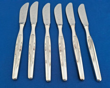 WMF Madrid Besteck 6 Messer ca. 21,8 cm 90er versilbert  Art. 1716/10.25