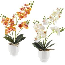 Stück kunstblumen orchideen - stück,