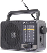 Tragbares ukw radio mit - tragbares, ukw/mw