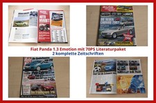 Fiat Panda 1.3 Emotion mit 70PS Literaturpaket - 2 komplette Zeitschriften