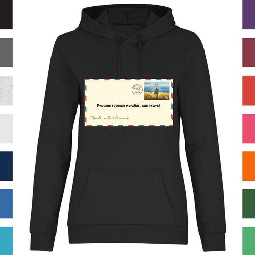 Damen hoodie ukrainische - damen,