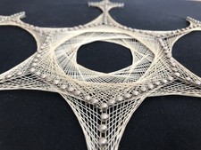 Vintage Fadenbild Nagelbild