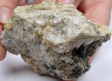 TOPAS in BERGKRISTALL Druse