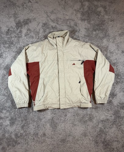 Adidas skijacke beige - adidas, rot