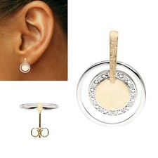 Große Diamanten Ohrstecker