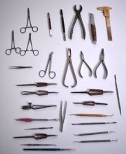Dental Instrumente,Dental Zange, Spatel, Pinzette, Restposten, Dental