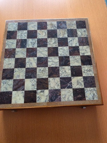 Vintage schachspiel steinoptik - vintage,