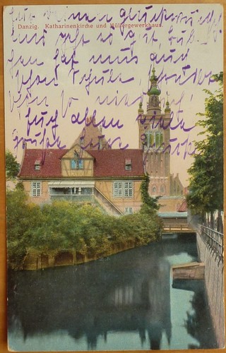 Danzig katharinenkirche - ak,