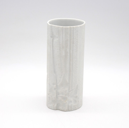 Weiße porzellan vase - porzellan,