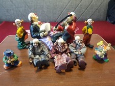 Clown figuren sammlung - 9x,