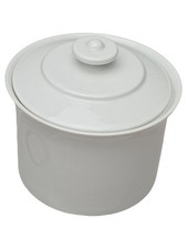 FÜRSTENBERG Zuckerdose Weiß Porzellan Klassisch Minimalistisch mit Deckel