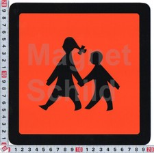 Magnet Warntafel Schulbusschild Kinder Anfänger Überlänge Fahne Taxi A-Schild