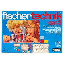 Fischertechnik em3 Baukasten 30232 Vintige Neu 70er Selten
