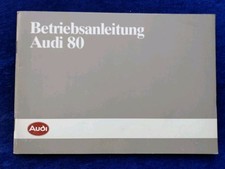 AUDI  80 Betriebsanleitung Bedienungsanleitung 7.1984