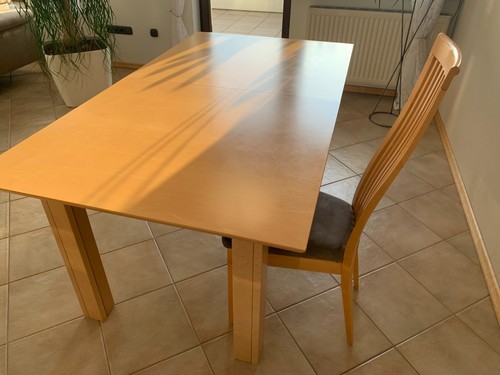 Esszimmertisch holz ausziehbar - holz,