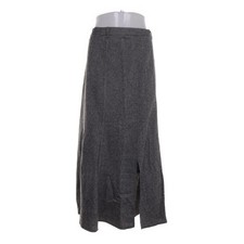 Almia, Rock, Größe: 48, Grau, Wolle, Einfarbig, Tweed, Damen #hK0