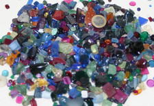 1 kg Abschnitte div.  Synthesen Korund / Spinell / Quarz ua.Nr 9714