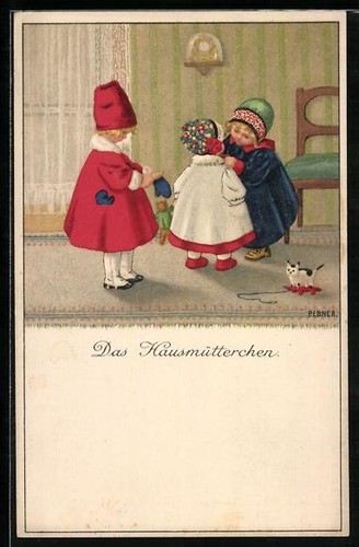 Künstler pauli ebner - künstler-ak,