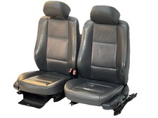 Sitz vorne BMW 3er E46 Touring Limo Leder Schwarzgrau Vordersitz Sitzheizung