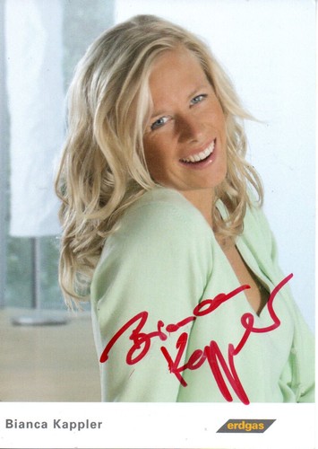 Autogramm bianca kappler - autogramm,