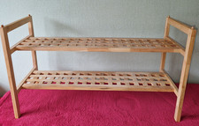 Wenko - Regal  "Norway"   Walnussholz   /  Schuhregal; Badregal; etc.