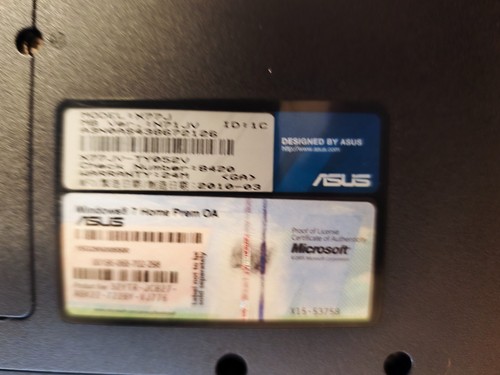 Asus x77j stark - asus, 17,3"