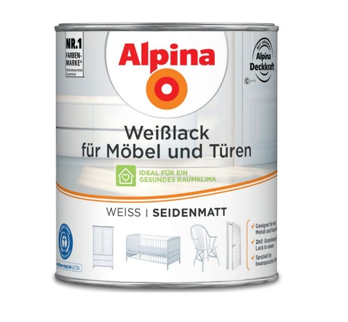 Alpina weißlack für - weißlack,
