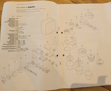KENWOOD CHEF KM300 400 410 MAJOR KM600 800 810 Zubehör Pasta Mix Zitrus Trommel