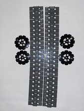 LegoTechnic 46 Kettenglieder dunkelgrau Technik 57518 P5 + Räder bzw. Laufrollen