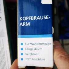 Kopfbrausearm-Brause Stange Wandstange Duschbrause 40cm 1/2 " Wandmontage Dusche