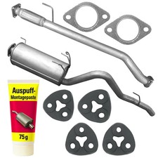 Edex Abgasrohr Endtopf Auspuff für Isuzu D-Max 2 II Pickup 2.5 (06/2012-12/2018)