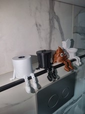  Badezimmer-Deko Figuren – Toilettenpapier, Mülleimer, Kothaufen & Toilet