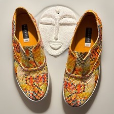 Frattelli Rossetti 38,5/39 multicolour,geflochtenes Muster,Rarität,superst 