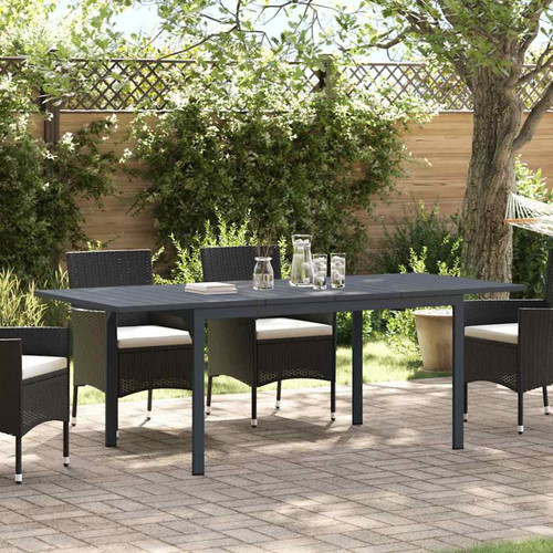 Outdoor ausziehtisch anthrazit - outdoor,