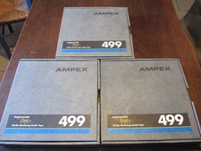 3 Stück Ampex 1 Zoll 1''