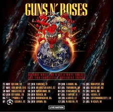 Guns N Roses - Tour 2025 Merkur Spiel Arena Düsseldorf 18.06. 2025, 2 Tickets
