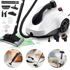 Profi 2000W Dampfreiniger Reinigungsmaschine mit 16 Zubehör 2L Tank Dampfbesen