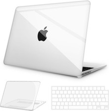 Kristallklare Hartschale mit EU-Tastaturschutz für Apple MacBook Air 15 Zoll