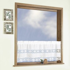 Scheibengardine Landhaus Natur