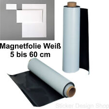 Magnetfolie Magnetschild KFZ Auto Werbung Weiß Magnet Folie Magnetstreifen