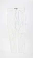 Topshop Damen weiß Skinny