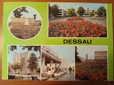 Postkarte 2808 gelaufen, Dessau, Ansichtskarte, Sammlung