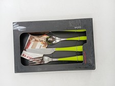 BUGATTI GIOIA Besteck Set 4 Teile Grün Edelstahl Modern Essbesteck