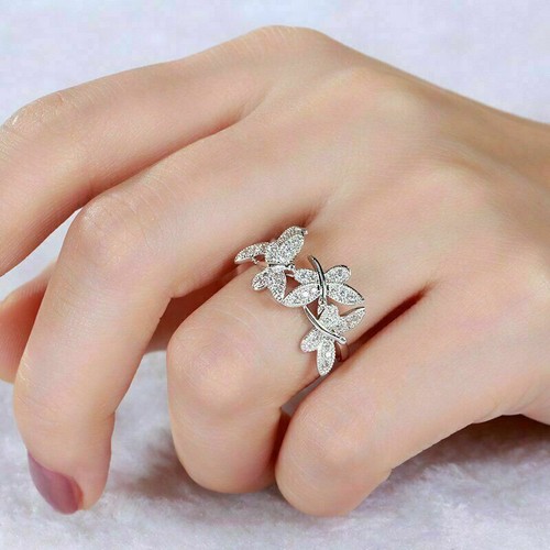 5kt diamant libelle ring - 0,5kt,