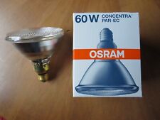 ECHTE OSRAM CONCENTRA REFLEKTOR PAR38 60W FLOOD 30º E27 PRESSGLASLAMPE DIMMBAR