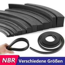 NBR Gummidichtung Gummistreifen Quadratisch / Flach Gummi Dichtung DICKE 1-30mm