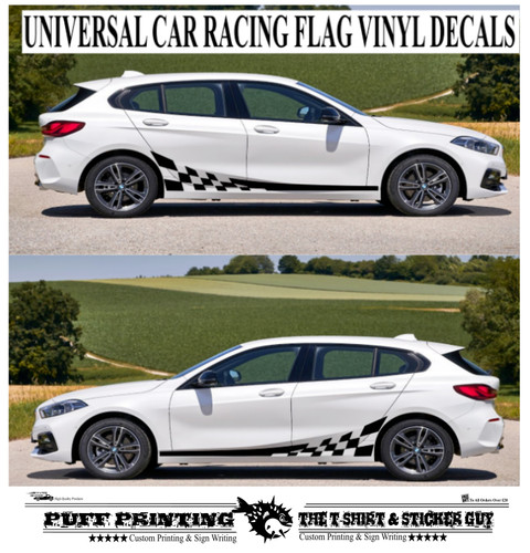 Karierte flagge vinyl - 2,