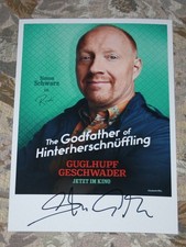 Simon Schwarz, Eberhofer, orginal signiert, Top Großfoto