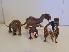 5 x Schleich Dinosaurier Set Sammlung Dimorphodon, Barapasaurus, Triceratops