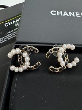 Ohrstecker Chanel CC Gold